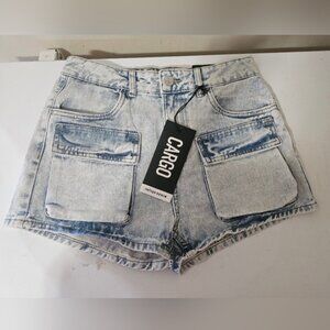 Women’s Refuge Cargo Jean Shorts SIZE 01  NWT